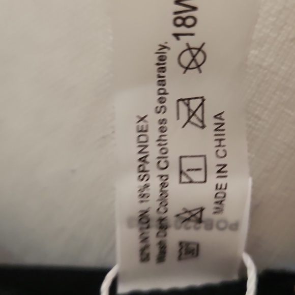 YONIQUE, NWT, Women's Top, Bathing suit, Black Size 18 W - Picture 7 of 10